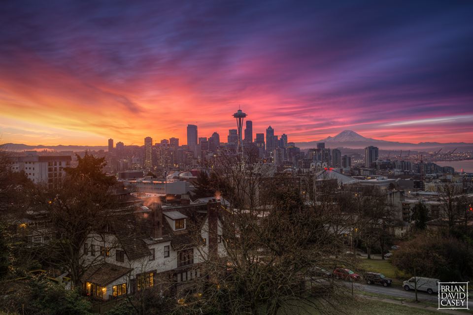 Seattle View by Brian David Casey